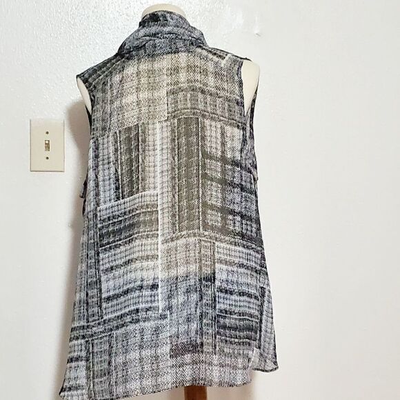 6th Lane Sleeveless Neck Scarf Top Size 20 - Picture 5 of 7